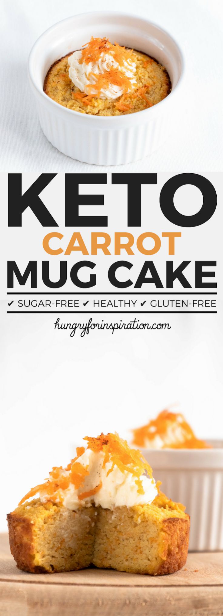 Carrot Cake Keto Mug Cake (Easy Keto Dessert, Low Carb Desserts)