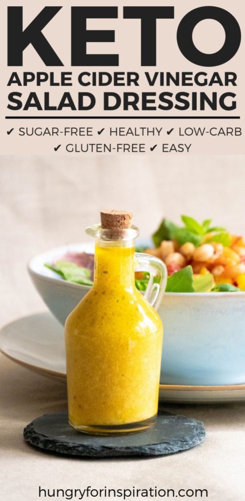 Apple Cider Vinegar Salad Dressing Recipe (Keto Salad Dressing)