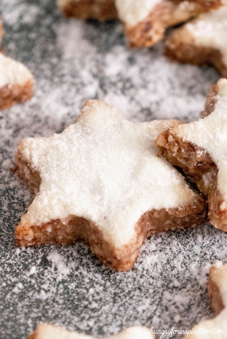 Keto Cinnamon Star Cookies (Keto Christmas Cookies, Keto Treats, Low Carb)
