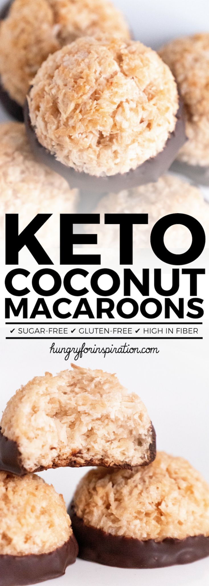 Keto Coconut Macaroons (Traditional German Christmas Cookies) (Keto Snacks, Keto Desserts, Keto Cookies)