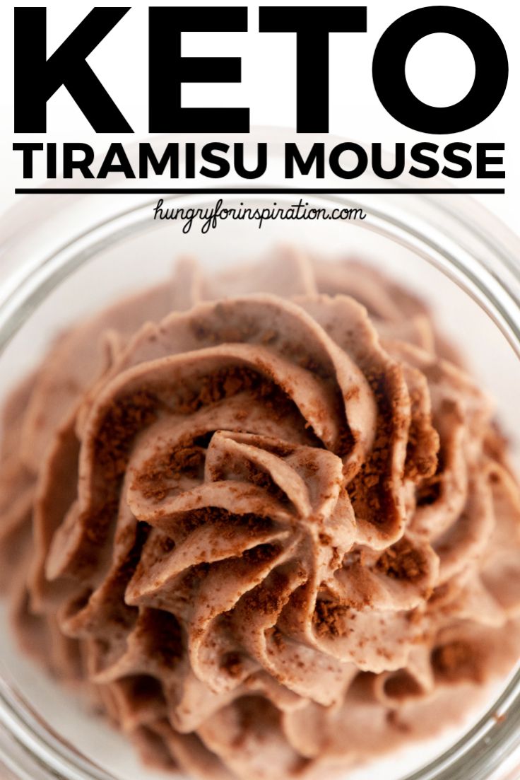Easy Keto Tiramisu Mousse (3-Ingredient Keto Dessert) 