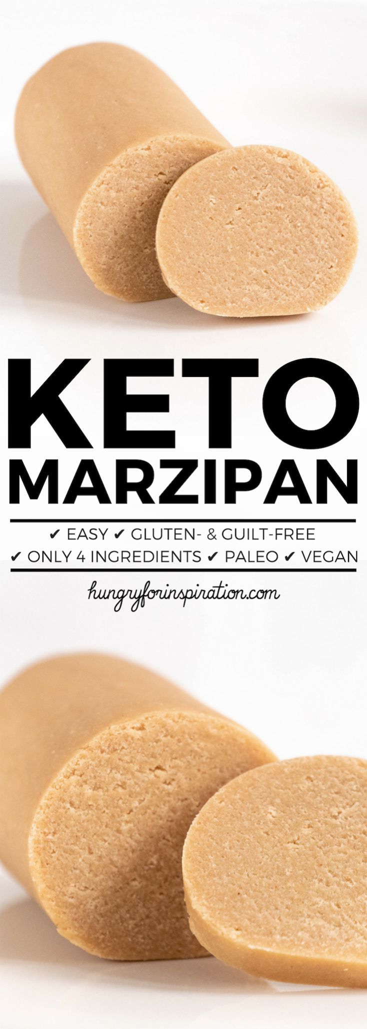 Easy Keto Marzipan Recipe (Keto Dessert - Easy, Gluten-Free, Paleo & Vegan!)