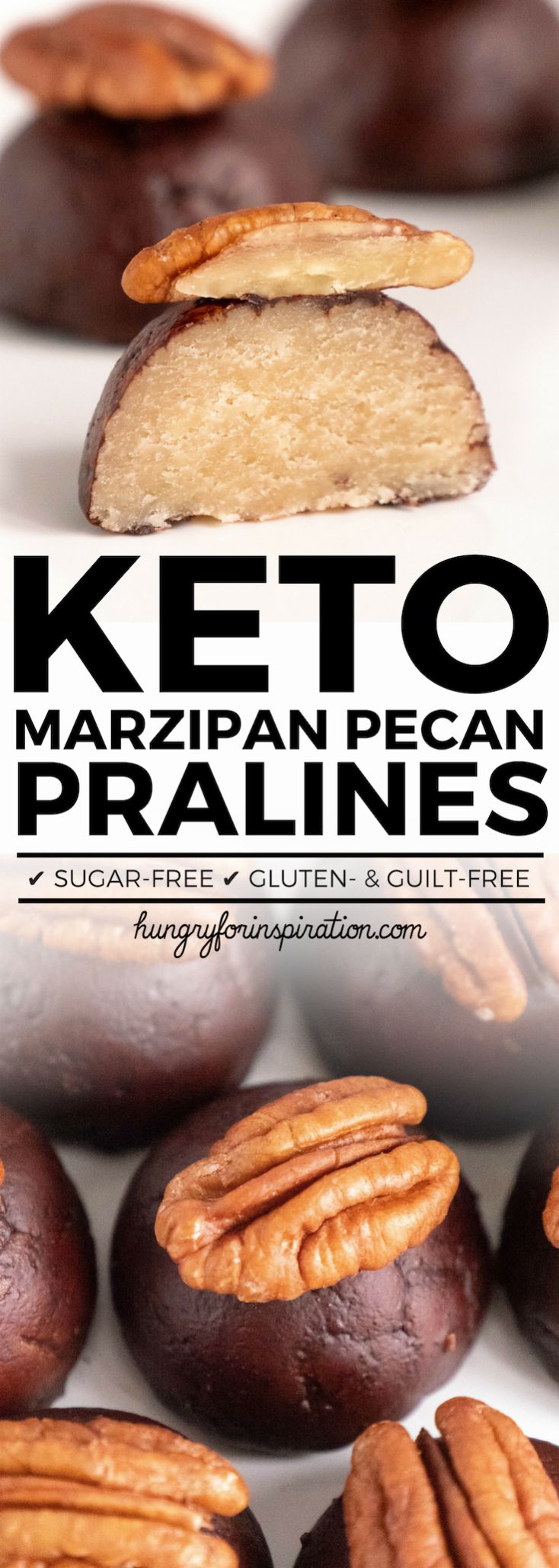 Keto Pecan Marzipan Pralines (Healthy Keto Treat)