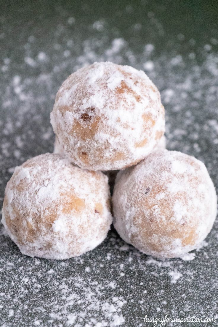 Keto Pecan Snowball Cookies