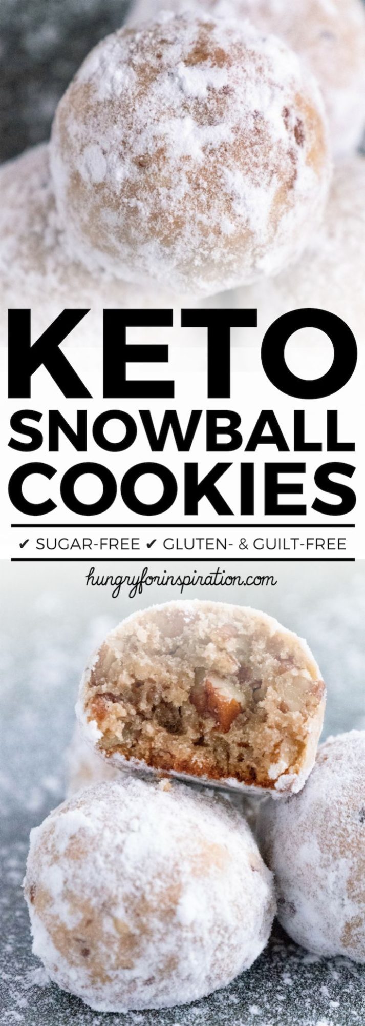 Keto Pecan Snowball Cookies (Keto Christmas Cookies)