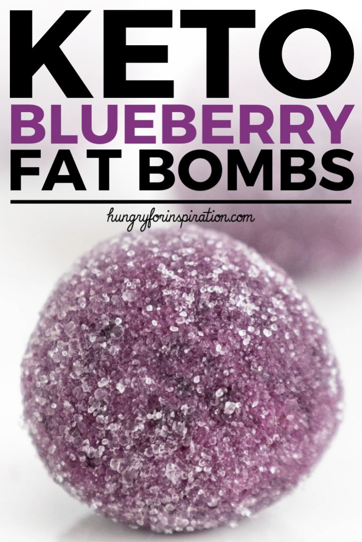 Healthy Blueberry Keto Fat Bombs (Super Easy Low Calorie Keto Snack)