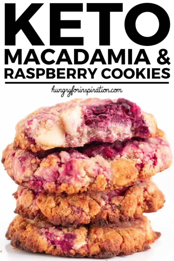 Keto Macadamia Raspberry Cookies (Delicious Keto Cookies)
