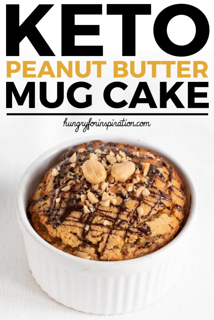 Easy Keto Peanut Butter Mug Cake