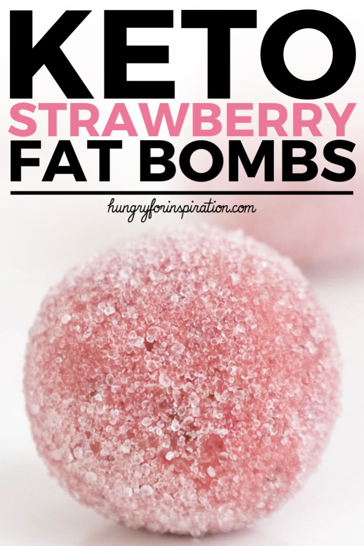 Healthy Strawberry Keto Fat Bombs (Easy Keto Snacks Or Keto Dessert)