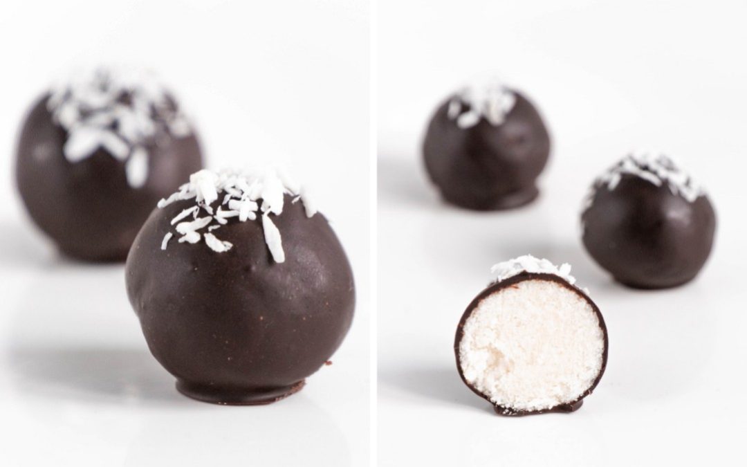 Chocolate-Covered Coconut Keto Fat Bombs (Easy Keto Snacks Or Keto Dessert)