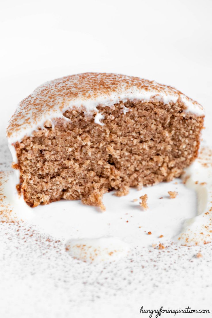 Keto Cinnamon Roll Mug Cake (Easy Keto Mug Cake) by hungryforinspiration.com
