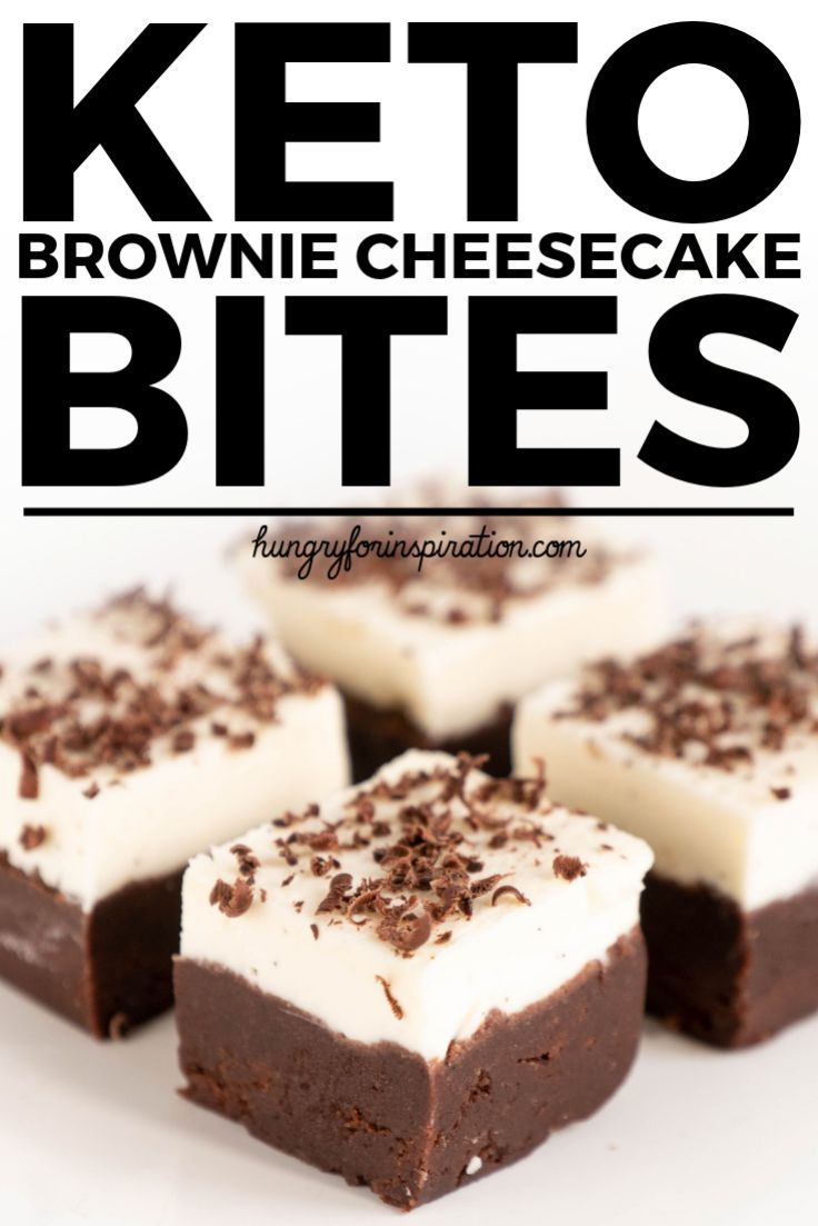 No Bake Keto Brownie Cheesecake Bites (Fat Bombs)