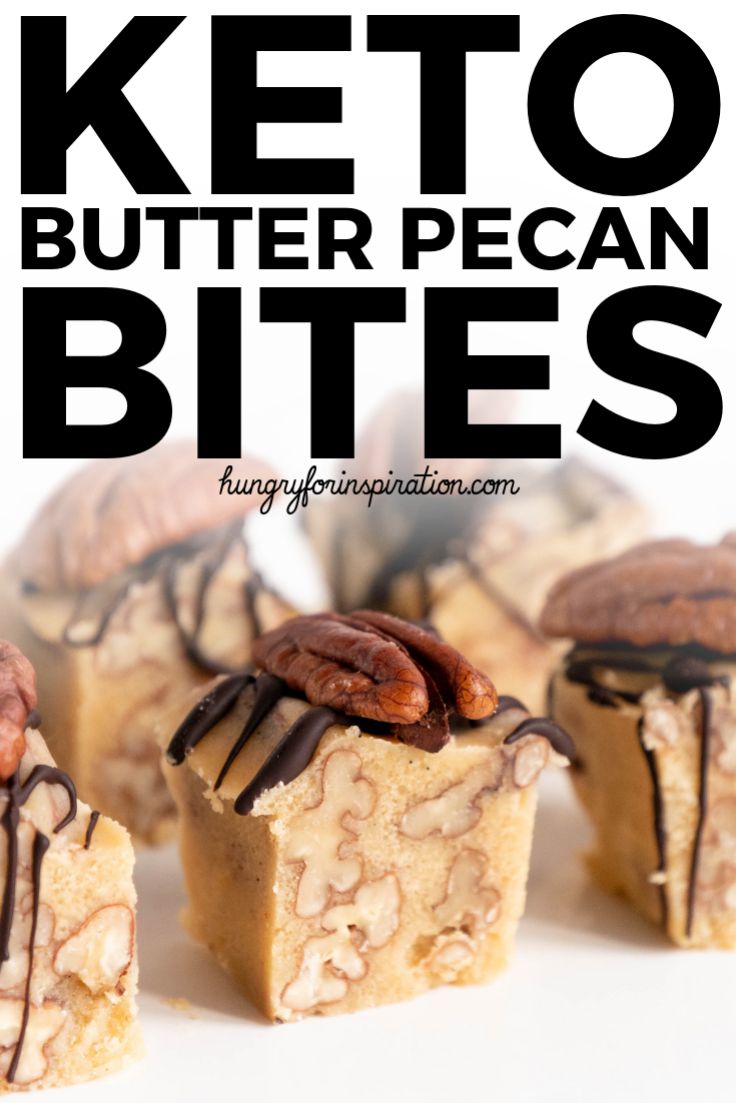 Easy Keto Butter Pecan Bites (Keto Fat Bombs) ⎜ hungryforinspiration.com