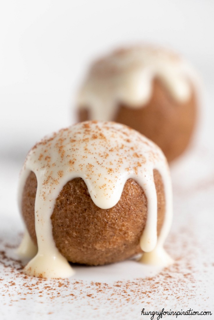 Cinnamon Roll Fat Bombs with Cream Cheese