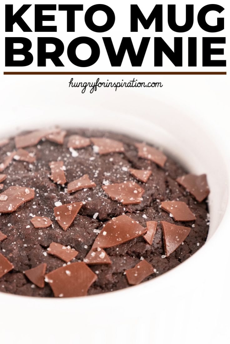 Healthy & Sugar-Free Keto Mug Brownie (Low Carb, Paleo)