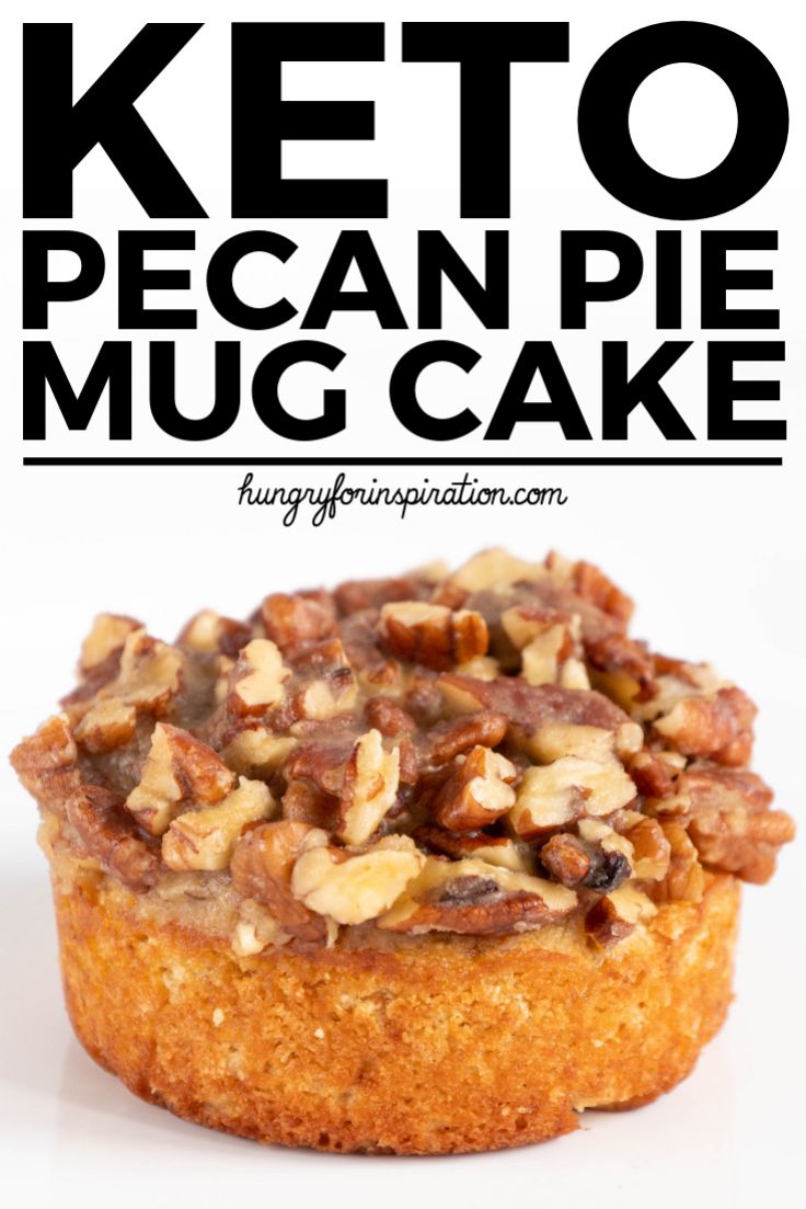 Keto Pecan Pie Mug Cake (Easy & Delicious Keto Mug Cake)