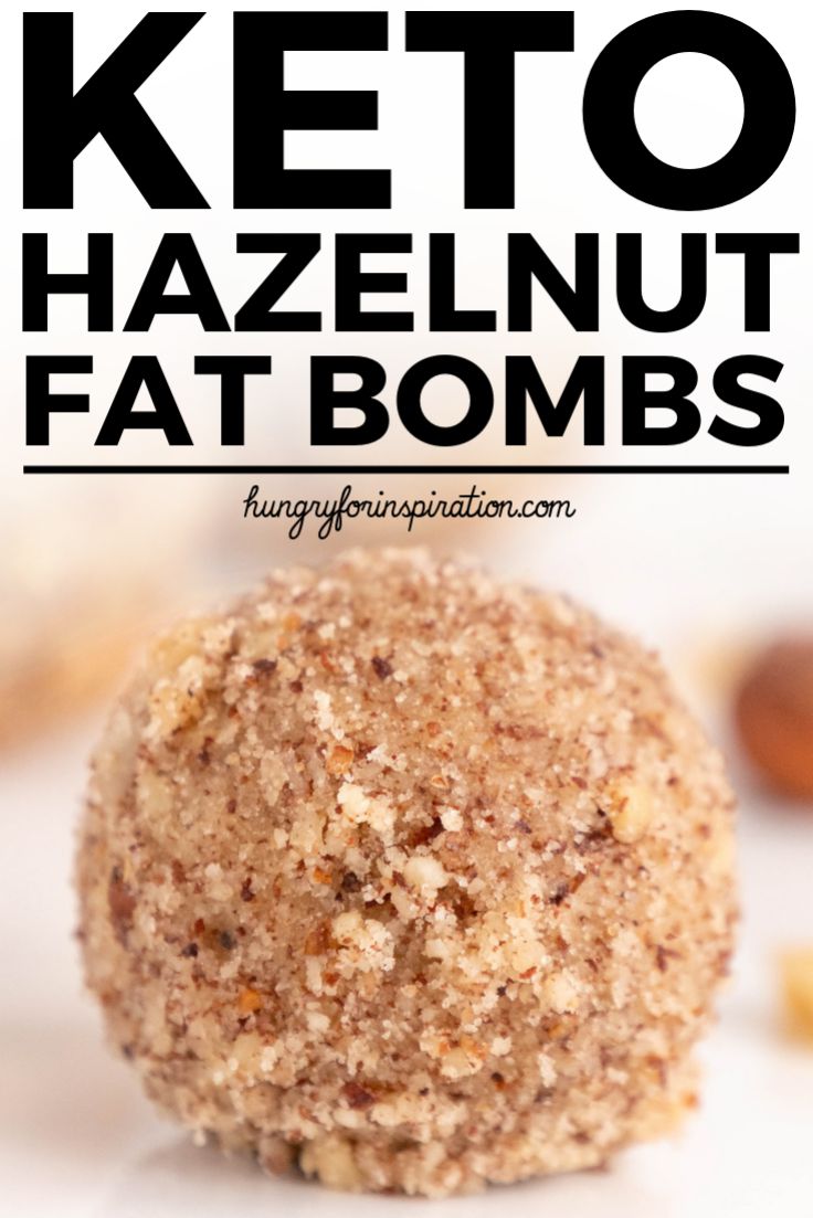 Keto Hazelnut Fat Bombs