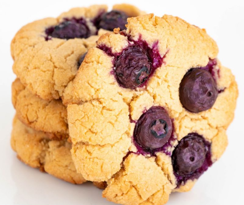 Keto Blueberry Cookies