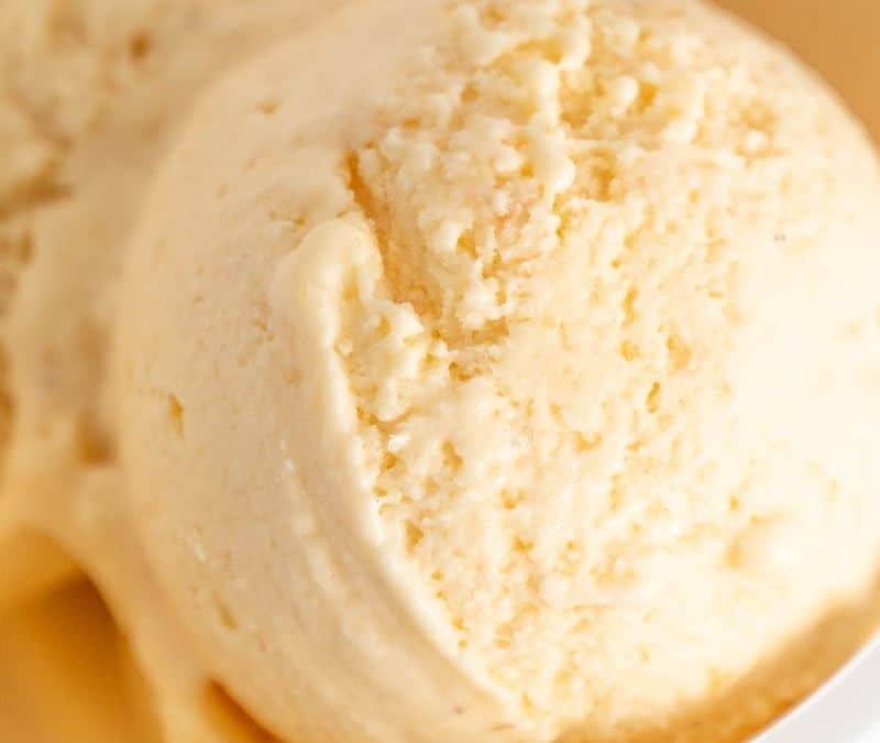 Sugar-Free Keto Vanilla Ice Cream