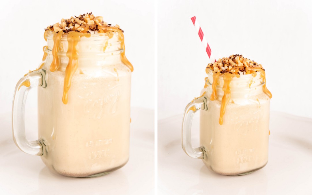 Easy Keto Peanut Butter Milkshake - Hungry For Inspiration