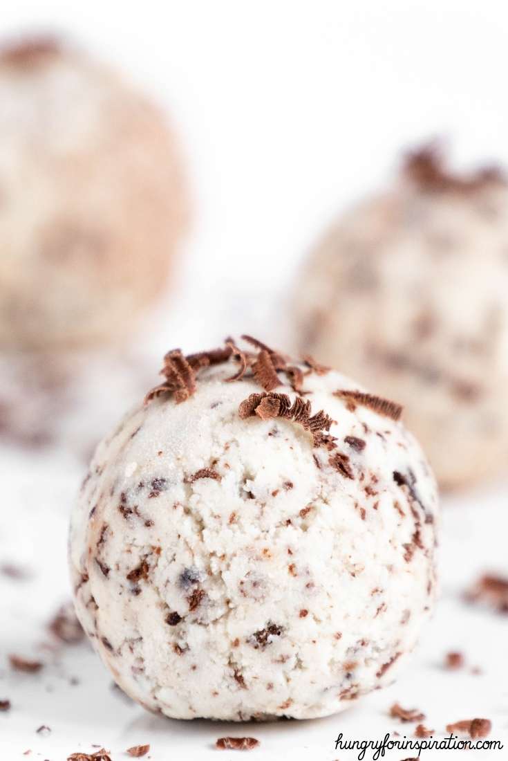 Frozen Keto Chocolate Chip Fat Bombs