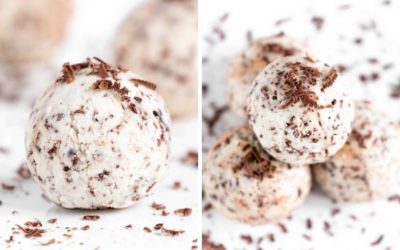 Frozen Keto Chocolate Chip Fat Bombs (Stracciatella Bites)