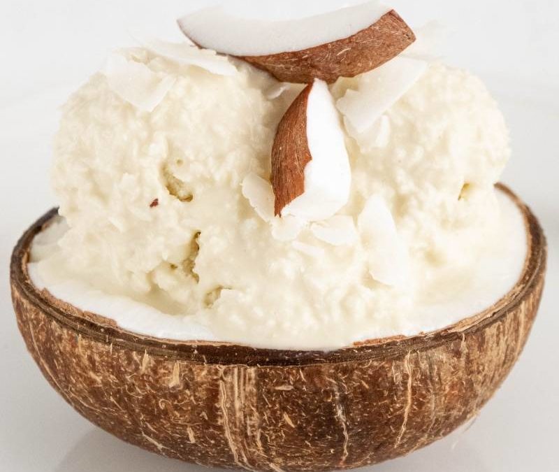 Easy Homemade Keto Coconut Ice Cream