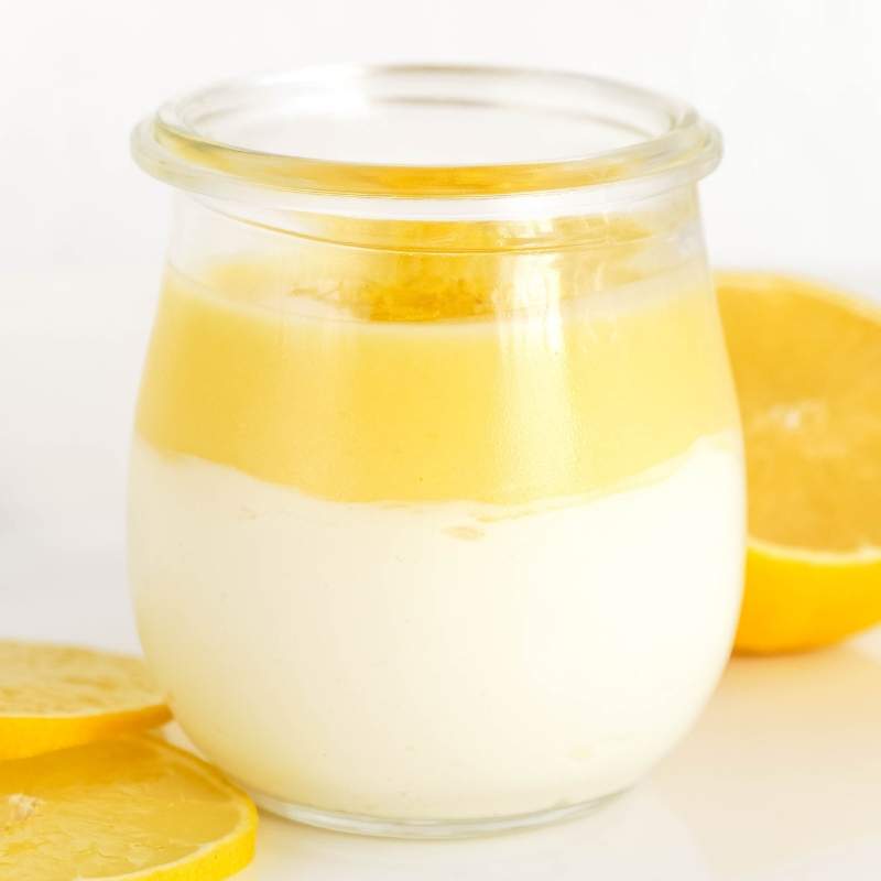 Easy Keto Lemon Curd Cheesecake In A Jar