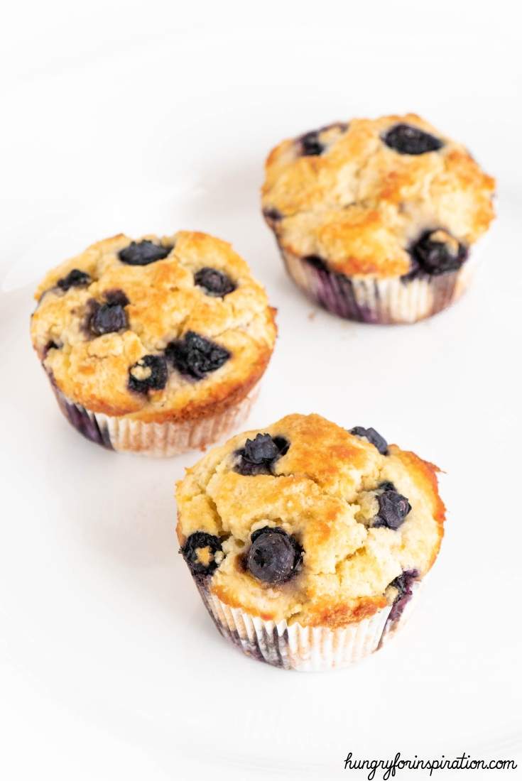 Healthy Gluten Free Keto Blueberry Muffins
