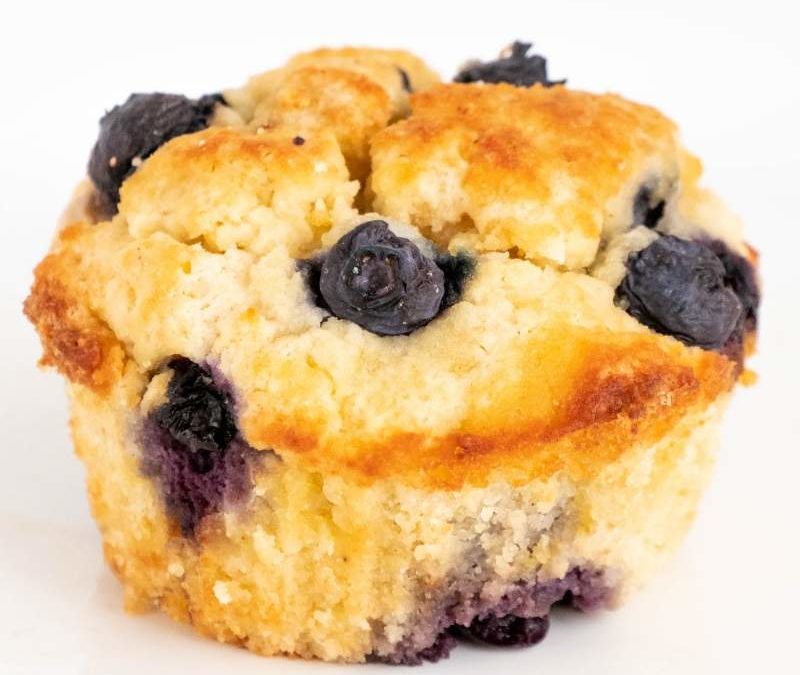Healthy Gluten Free Keto Blueberry Muffins