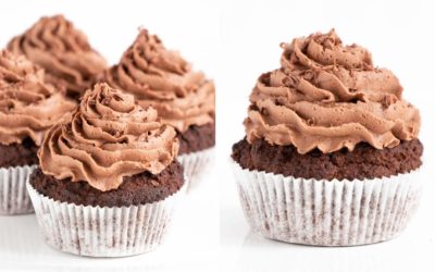Keto Chocolate Cupcakes With Sugar Free Buttercream Frosting