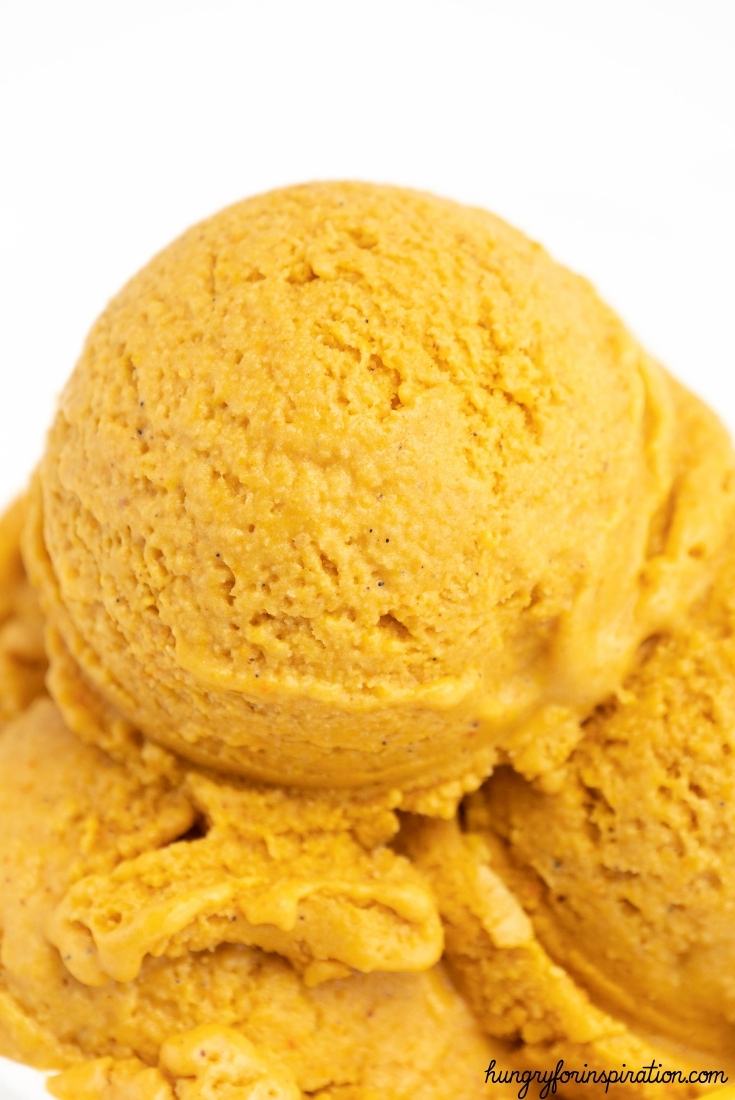 Creamy Keto Pumpkin Ice Cream - Sugar-Free!