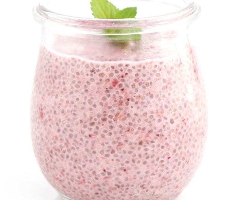 Easy Keto Strawberry Chia Pudding without Sugar and Glutenfree Mobile Featured Image