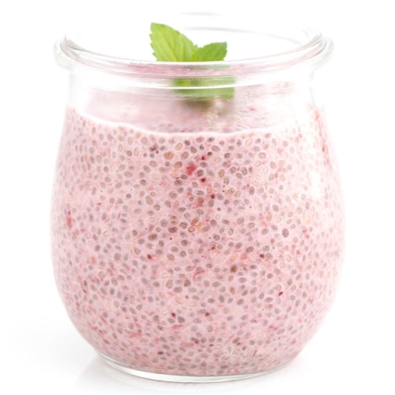 Easy Keto Strawberry Chia Pudding without Sugar and Glutenfree Mobile Featured Image