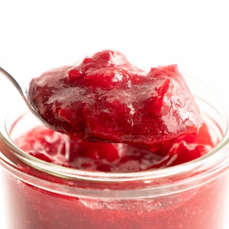 Easy Sugar-Free Keto Cranberry Sauce Mobile Featured Image