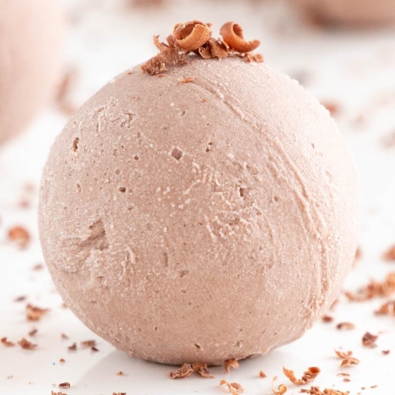 Easy Frozen Keto Chocolate Fat Bombs for Summer Mobile Featured Image