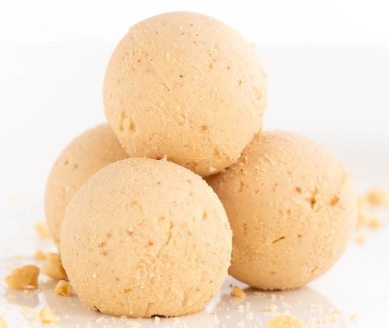 Easy Frozen Keto Peanut Butter Fat Bombs without Sugar Mobile Featured Image