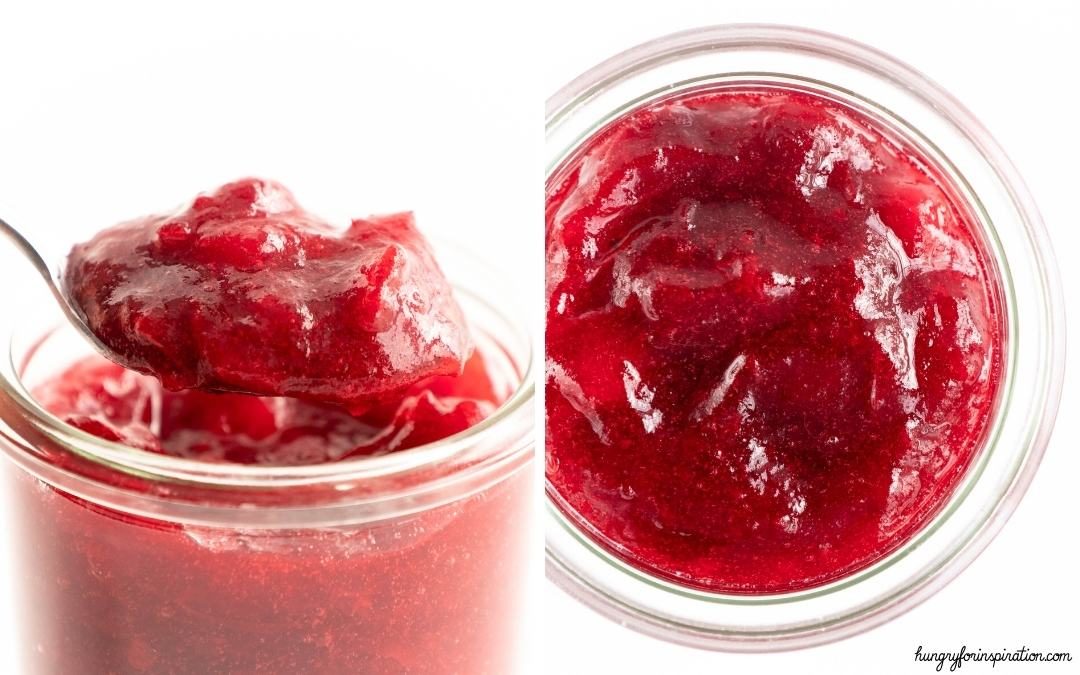 Easy Sugar-Free Keto Cranberry Sauce Desktop Featured Image