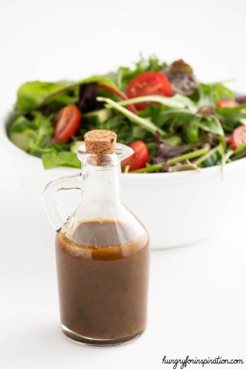 Super Easy Keto Balsamic Vinaigrette without Sugar