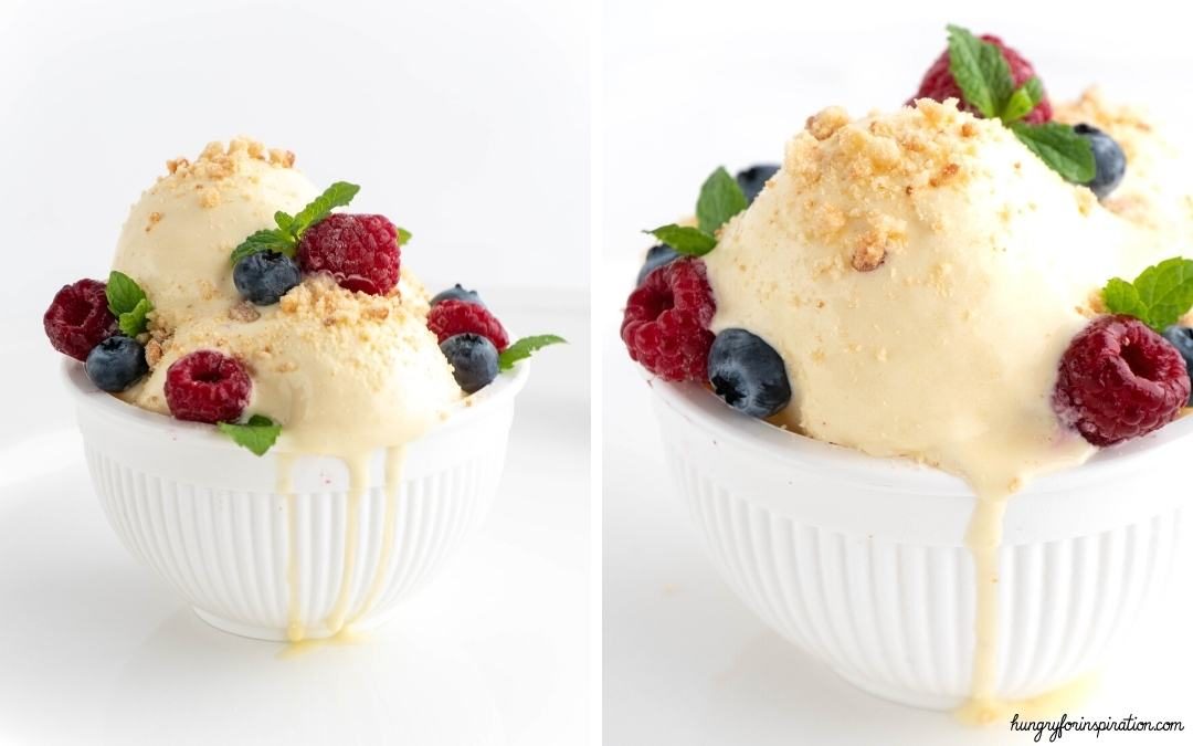 The Creamiest Keto Cheesecake Ice Cream that is Sugarfree Desktop Featured Image