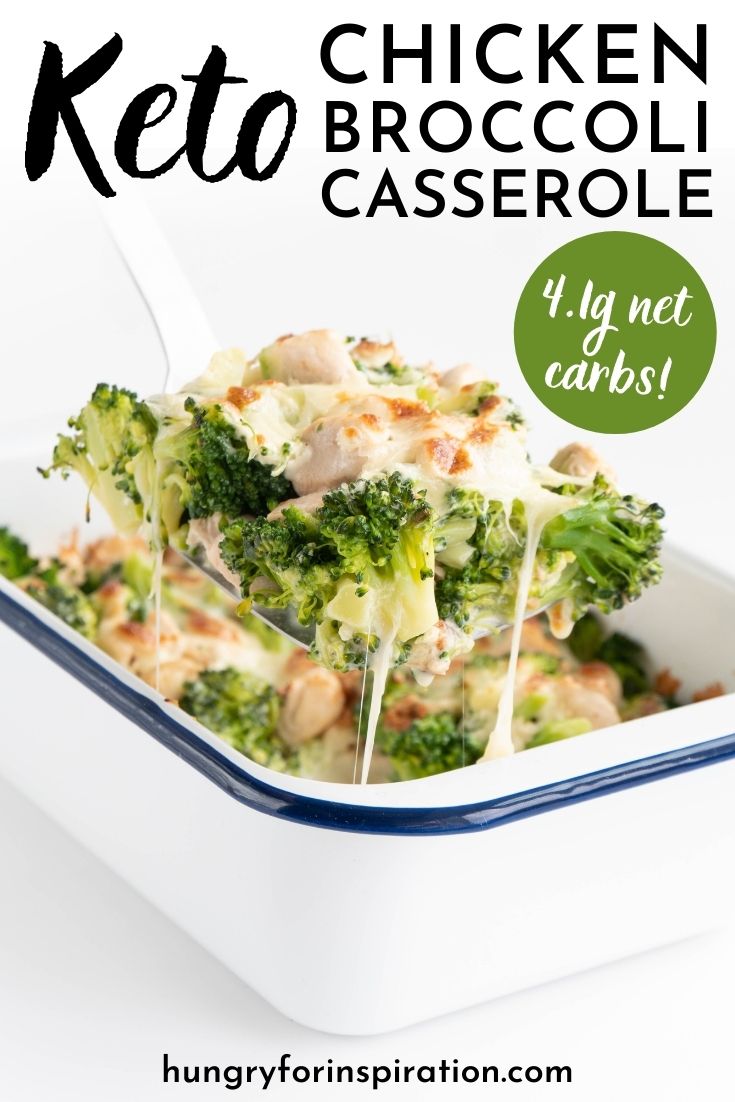Keto Chicken Broccoli Casserole Pin