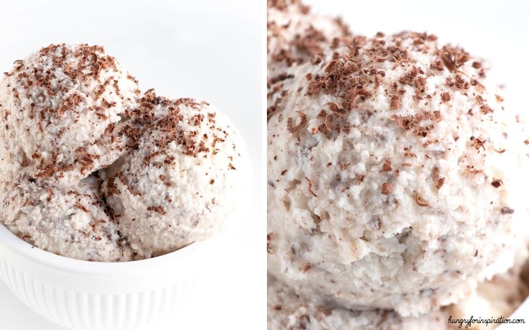 Quick No-Churn Keto Chocolate Chip Ice Cream without Sugar Desktop Featured Image