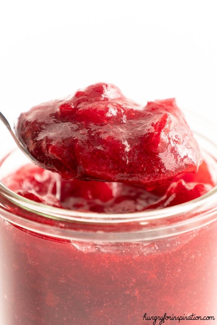 Easy Sugar-Free Keto Cranberry Sauce Bloc Pic 1