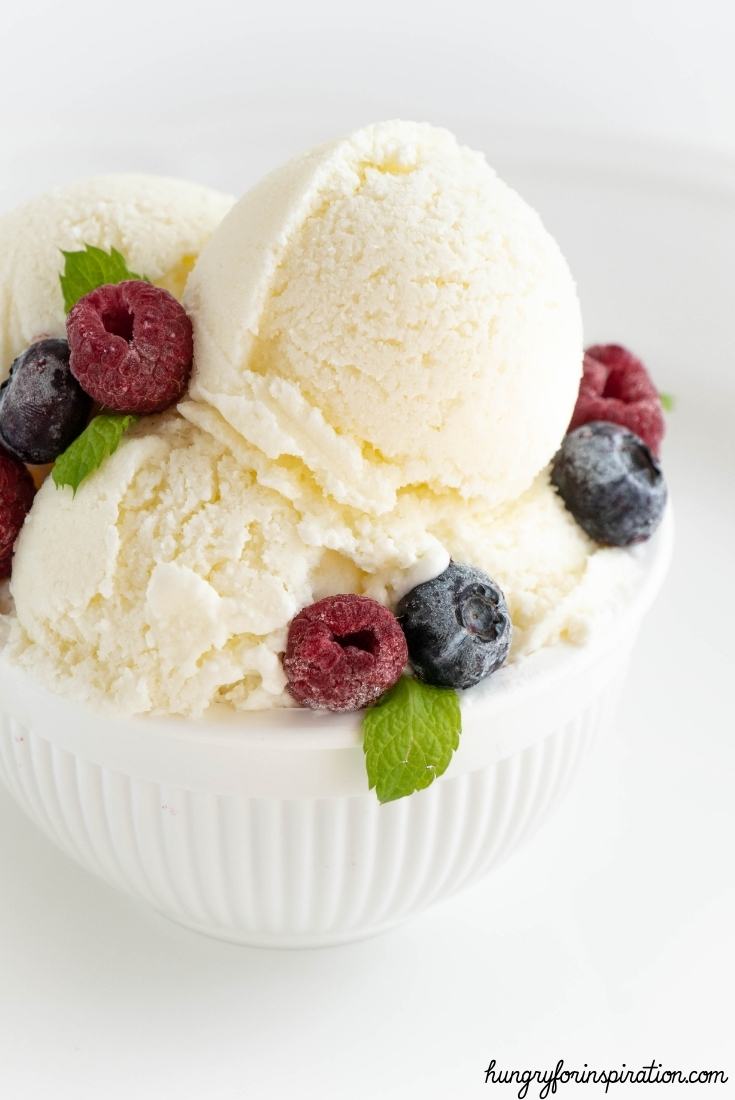 Easy Keto Frozen Yogurt - No-Churn!