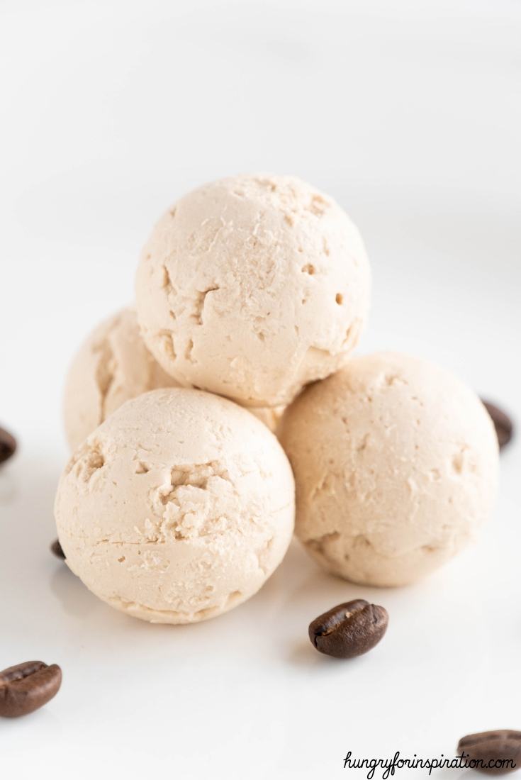 Easy Creamy Keto Iced Coffee Fat Bombs