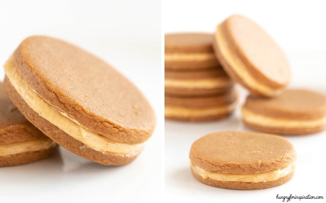 Keto Peanut Butter Sandwich Cookies without Sugar Desktop Featured Image