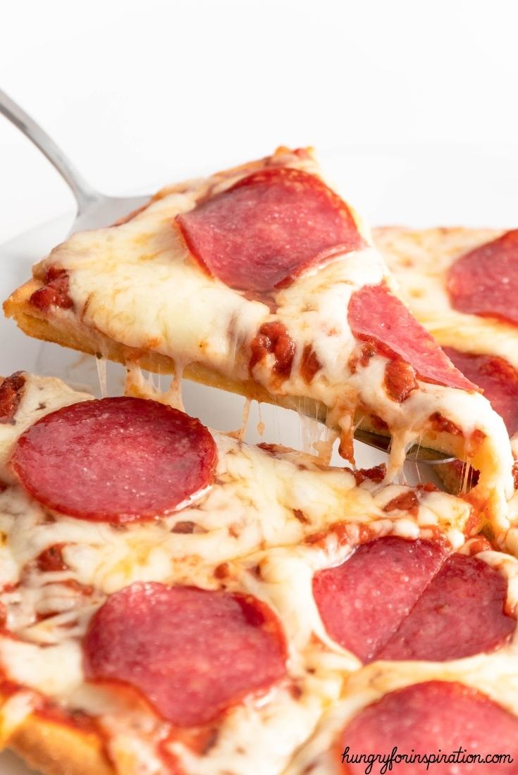 Yummy Keto Pepperoni Pizza without Flour Bloc Pic 1