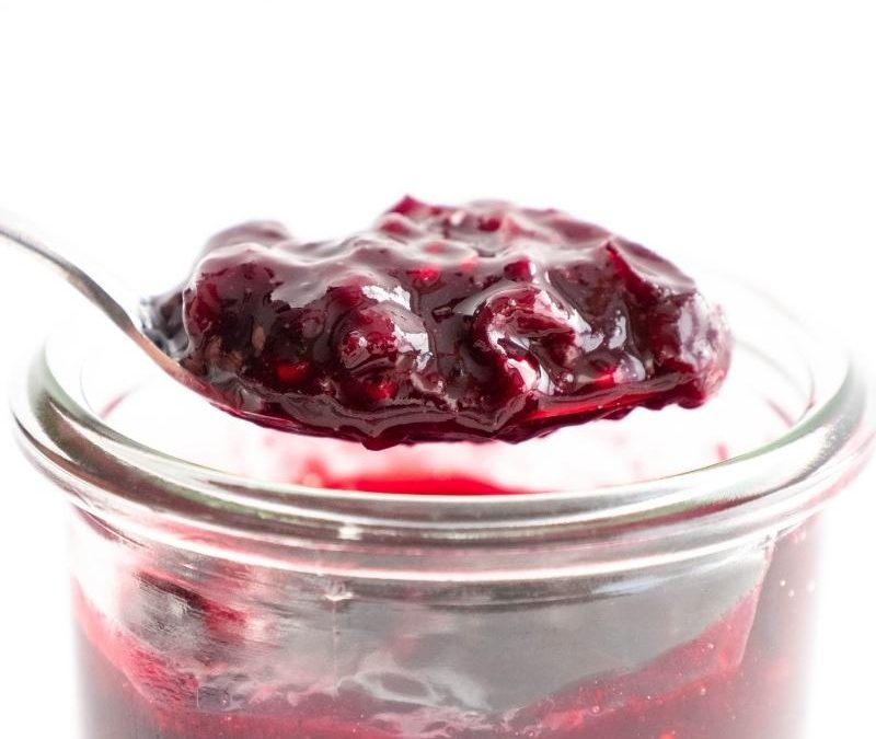 Easy Sugar-Free Keto Low Carb Berry Jam Mobile Featured Image
