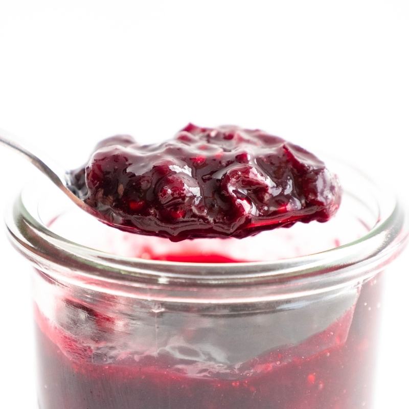 Easy Sugar-Free Keto Low Carb Berry Jam Mobile Featured Image