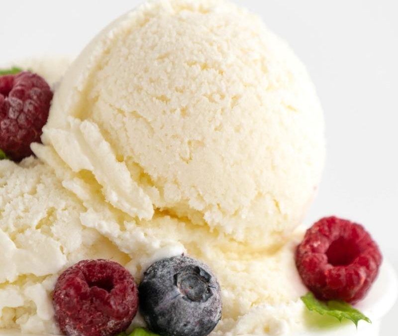 Easy Keto Frozen Yogurt - No-Churn and Sugarfree Mobile Featured Image